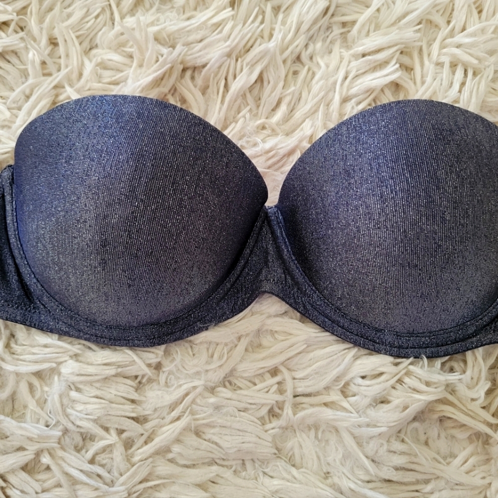 Pink Victoria's Secret wear everywhere multi way push up underwire bra 34C